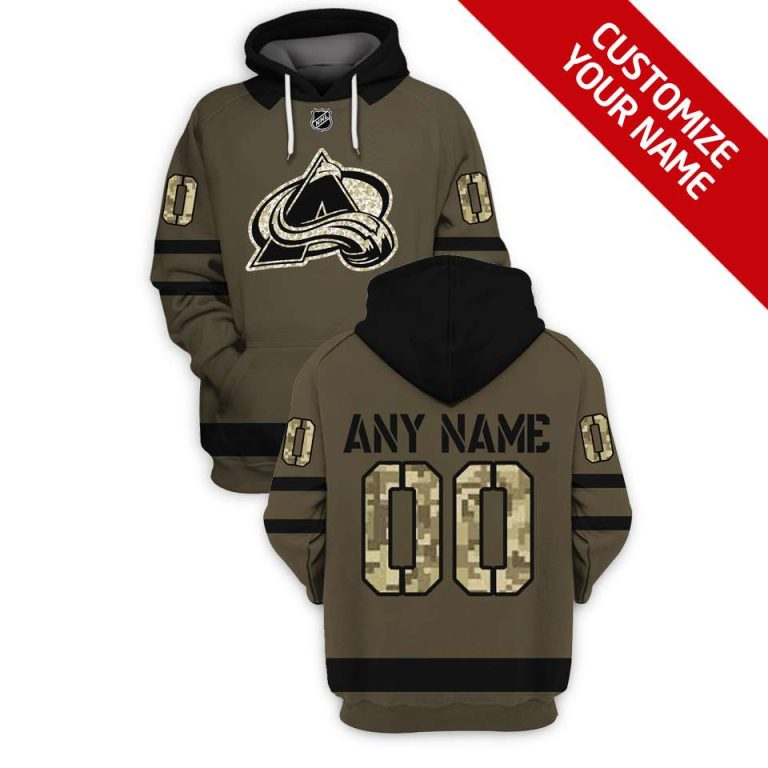 Nhl-Colorado-Avalanche-Personalized-Olive-Green-3D-Hoodie-Shirt-1
