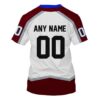 Nhl Colorado Avalanche Personalized Red White 3D Hoodie Shirt