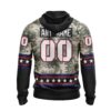 Nhl Columbus Blue Jackets Honor Military With White Camo Color Personalized 3D Hoodie Shirt
