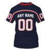 Nhl Columbus Blue Jackets Personalized Navy 3D Hoodie Shirt 4