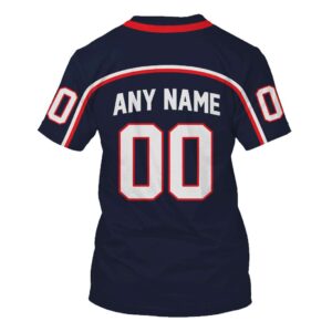 Nhl Columbus Blue Jackets Personalized Navy 3D Hoodie Shirt 4