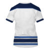 Nhl Columbus Blue Jackets Personalized White 3D Hoodie Shirt