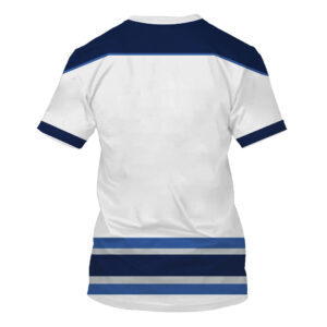Nhl Columbus Blue Jackets Personalized White 3D Hoodie Shirt