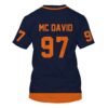 Nhl Connor Mcdavid Edmonton Oilers Personalized Navy 3D Hoodie Shirt