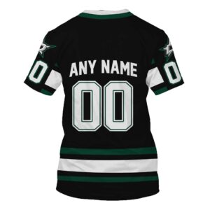 Nhl Dallas Stars Personalized Black 3D Hoodie Shirt