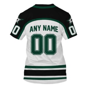 Nhl Dallas Stars Personalized White 3D Hoodie Shirt