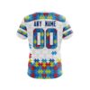 Nhl Detroit Red Wings Autism Awareness Ver1 Personalized 3D Hoodie Shirt