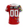 Nhl Detroit Red Wings Autism Awareness Ver2 Personalized 3D Hoodie Shirt