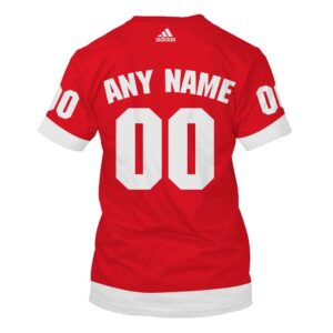Nhl Detroit Red Wings Personalized 3D Hoodie Shirt 4