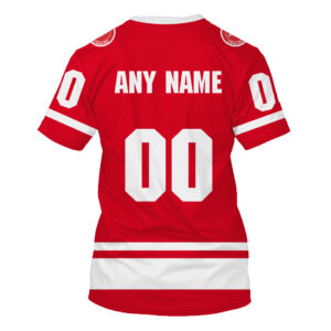 Nhl Detroit Red Wings Personalized Red 3D Hoodie Shirt