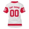 Nhl Detroit Red Wings Personalized White 3D Hoodie Shirt