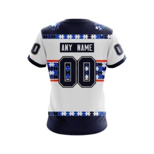 Nhl Edmonton Oilers Autism Awareness Personalized 3D Hoodie Shirt