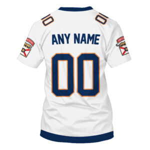 Nhl Florida Panthers Personalized White 3D Hoodie Shirt