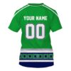 Nhl Hartford Whalers Personalized Green 3D Hoodie Shirt