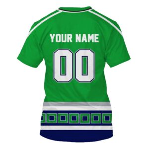Nhl Hartford Whalers Personalized Green 3D Hoodie Shirt