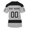 Nhl Los Angeles Kings Personalized Grey 3D Hoodie Shirt