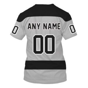 Nhl Los Angeles Kings Personalized Grey 3D Hoodie Shirt