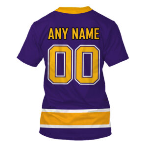 Nhl Los Angeles Kings Personalized Purple 3D Hoodie Shirt