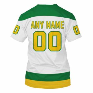 Nhl Minnesota Wild Personalized White 3D Hoodie Shirt