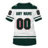 Nhl Minnesota Wild Personalized White 3D Hoodie Shirt 4
