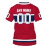 Nhl Montreal Canadiens Personalized Red 3D Hoodie Shirt