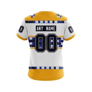 Nhl Nashville Predators Autism Awareness Ver2 Personalized 3D Hoodie Shirt