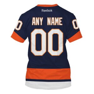Nhl New York Islanders Personalized Navy 3D Hoodie Shirt