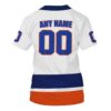 Nhl New York Islanders Personalized White 3D Hoodie Shirt