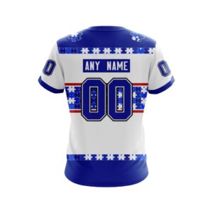 Nhl New York Rangers Autism Awareness Ver3 Personalized 3D Hoodie Shirt
