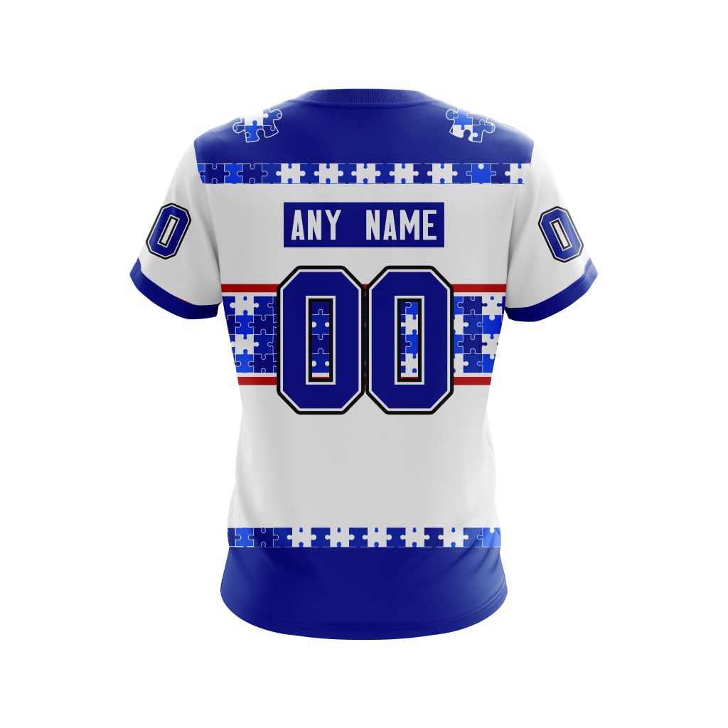 Nhl New York Rangers Autism Awareness Ver3 Personalized 3D Hoodie Shirt Nhl New York Rangers Autism Awareness Ver3 Personalized 3D Hoodie Shirt