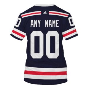 Nhl New York Rangers Personalized Black 3D Hoodie Shirt