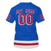 Nhl New York Rangers Personalized Blue 3D Hoodie Shirt