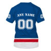 Nhl New York Rangers Personalized Navy 3D Hoodie Shirt