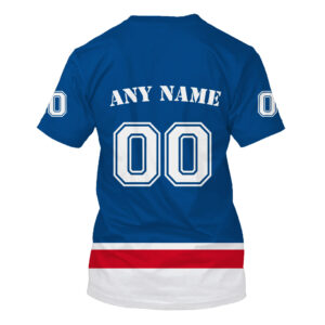Nhl New York Rangers Personalized Navy 3D Hoodie Shirt