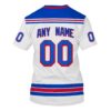 Nhl New York Rangers Personalized White 3D Hoodie Shirt