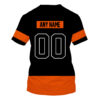 Nhl Philadelphia Flyers Personalized Custom Black Orange 3D Hoodie Shirt