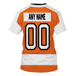 Nhl Philadelphia Flyers Personalized Orange 3D Hoodie Shirt