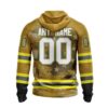 Nhl Pittsburgh Penguins Honnor Firefighter Yellow Personalized 3D Hoodie Shirt