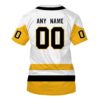 Nhl Pittsburgh Penguins Personalized White 3D Hoodie Shirt