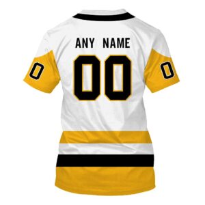 Nhl Pittsburgh Penguins Personalized White 3D Hoodie Shirt