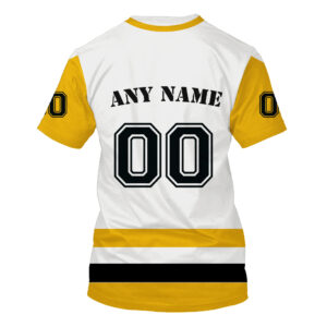 Nhl Pittsburgh Penguins Personalized White 3D Hoodie Shirt 4