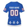 Nhl Quebec Nordiques Personalized Blue 3D Hoodie Shirt