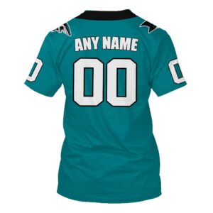 Nhl San Jose Sharks Personalized Blue 3D Hoodie Shirt