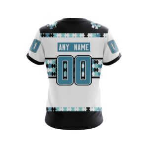 Nhl Seattle Kraken Autism Awareness Ver3 Personalized 3D Hoodie Shirt
