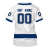 Nhl Tampa Bay Lightning Personalized White 3D Hoodie Shirt