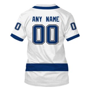 Nhl Tampa Bay Lightning Personalized White 3D Hoodie Shirt