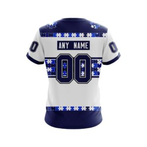 Nhl Toronto Maple Leafs Autism Awareness Ver3 Personalized 3D Hoodie Shirt