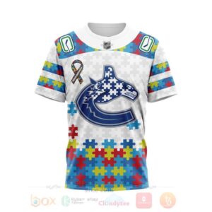 Nhl Vancouver Canucks Autism Awareness Personalized 3D Hoodie Shirt %E2%80%93 Limtied Edition