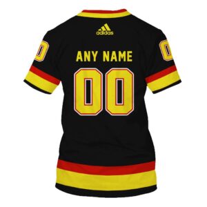 Nhl Vancouver Canucks Personalized Black 3D Hoodie Shirt