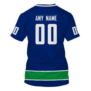 Nhl Vancouver Canucks Personalized Blue 3D Hoodie Shirt